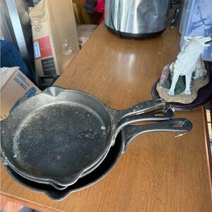 Cast Iron Skillet Set - Black